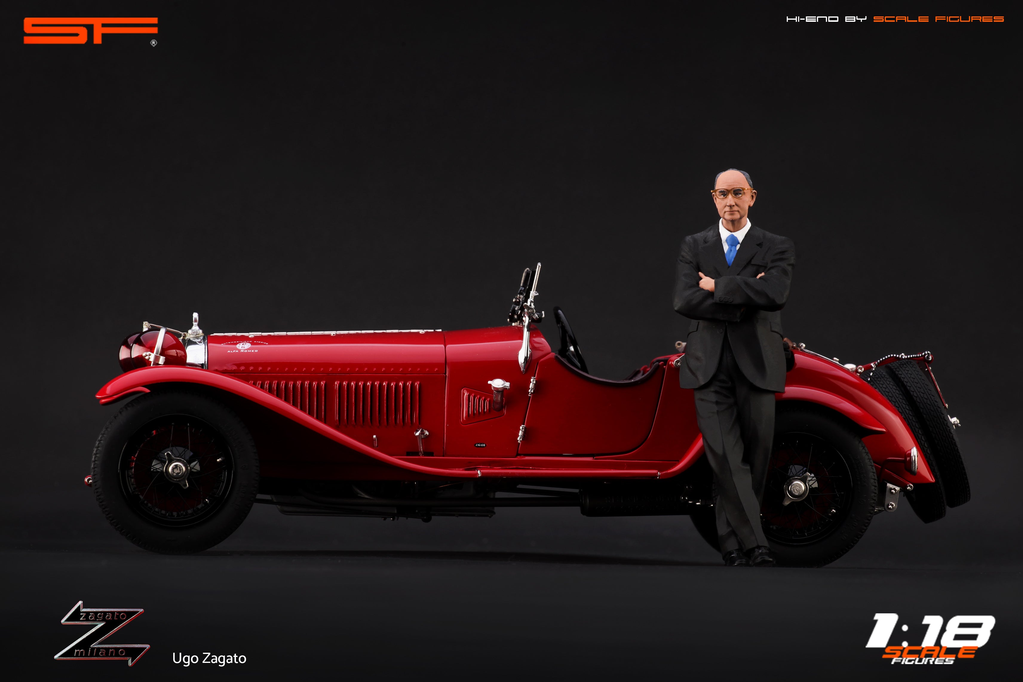 1/18 ZAGATO von SF Scale Figures - Handarbeit -