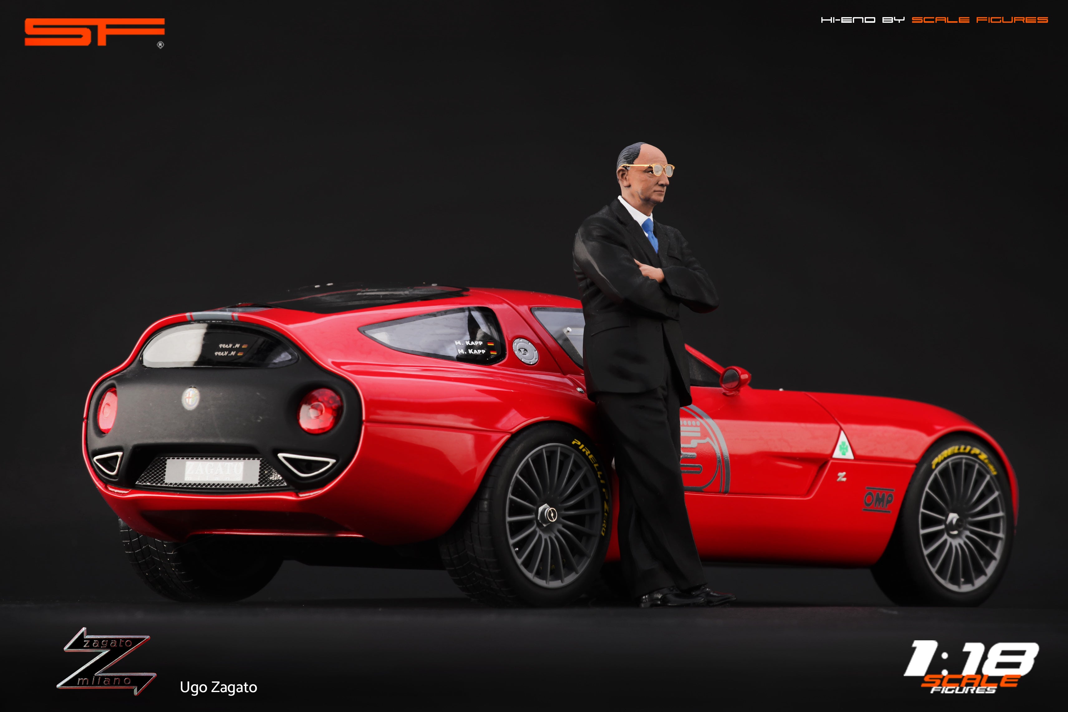 1/18 ZAGATO von SF Scale Figures - Handarbeit -