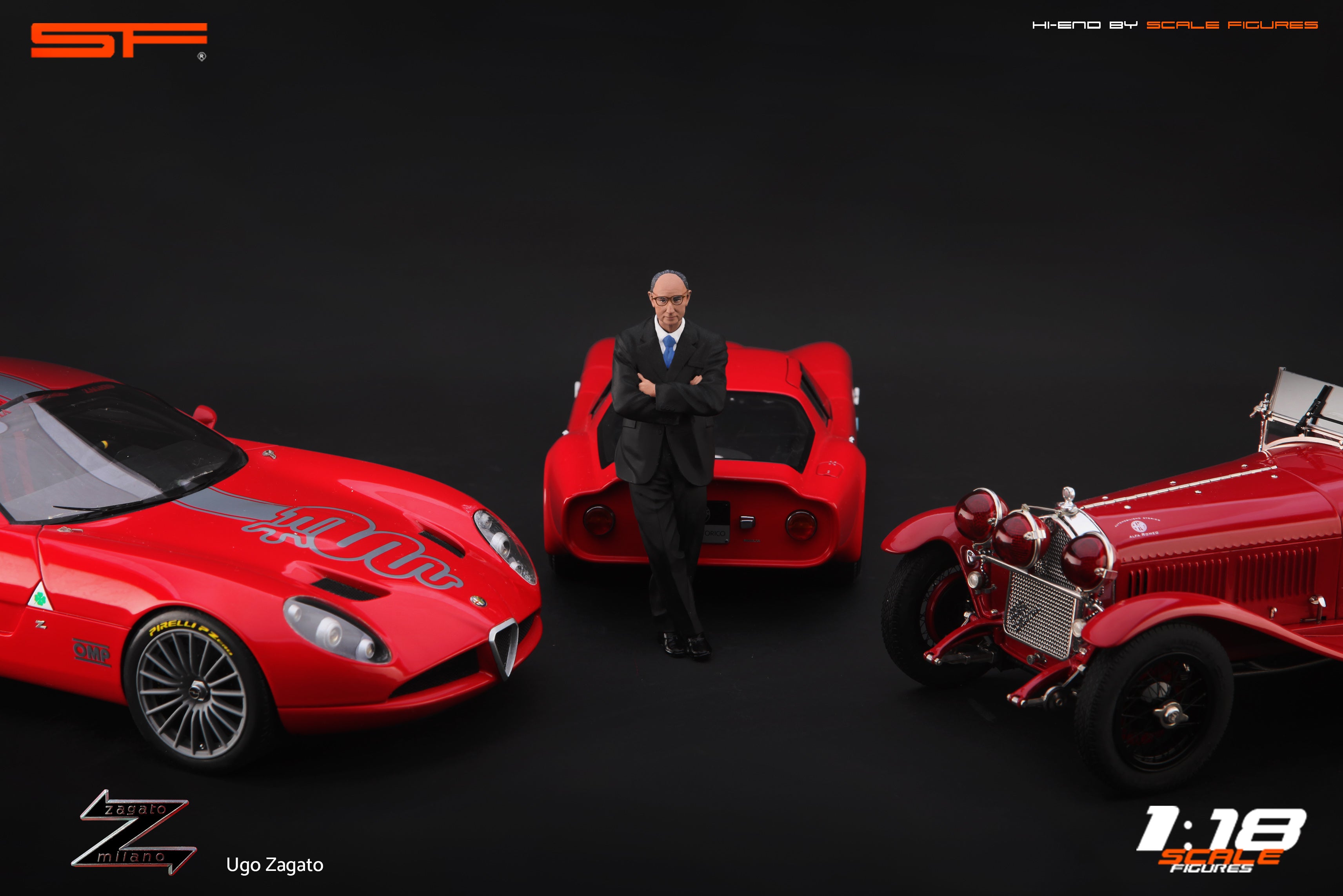 1/18 ZAGATO von SF Scale Figures - Handarbeit -