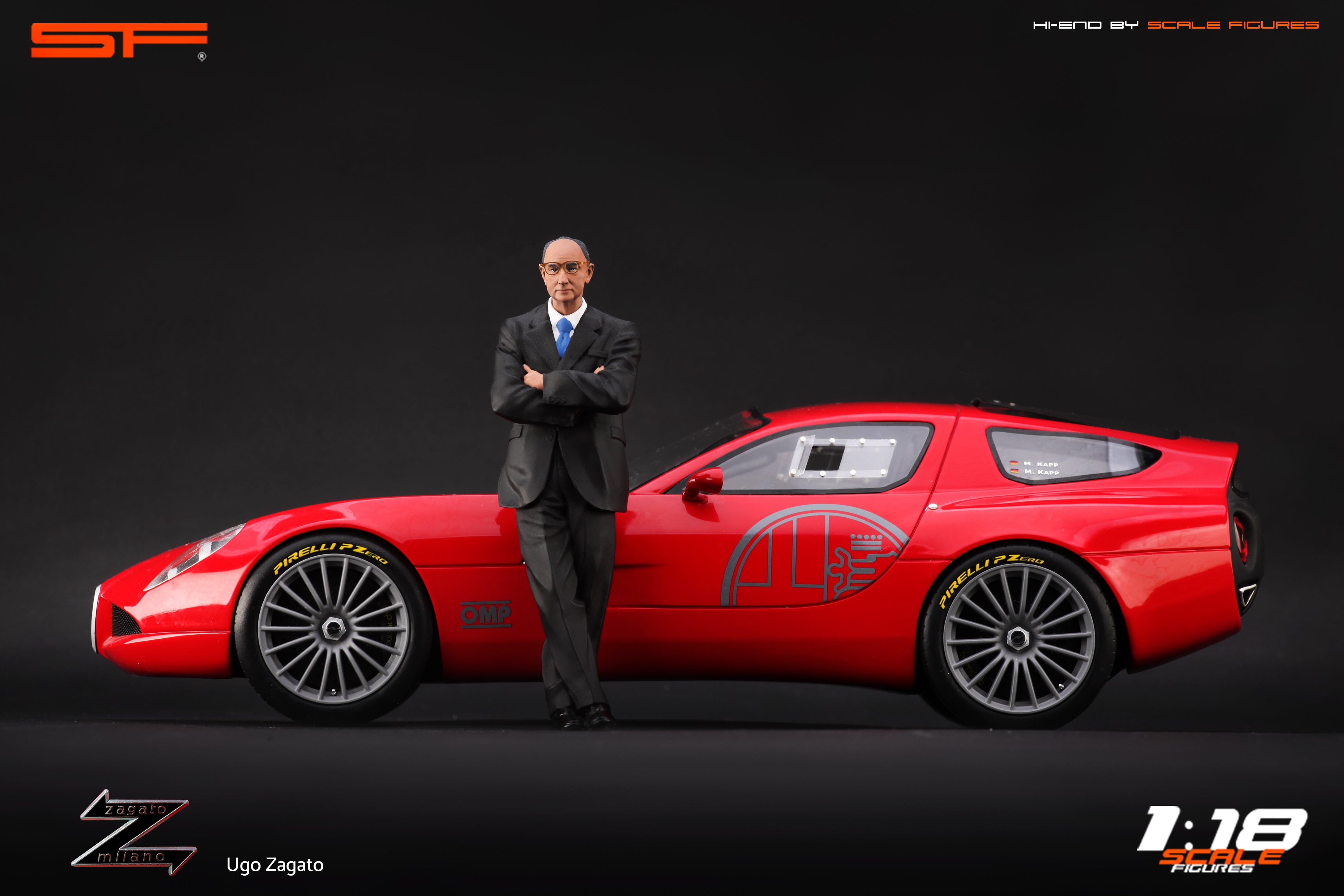 1/18 ZAGATO von SF Scale Figures - Handarbeit -