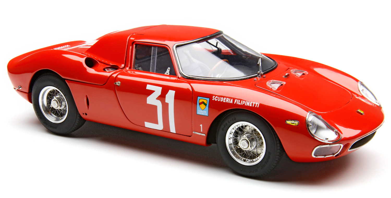CMC M-268 1/18 Ferrari 250 LM #31 RHD Sieger Monza 1964 Vaccarella