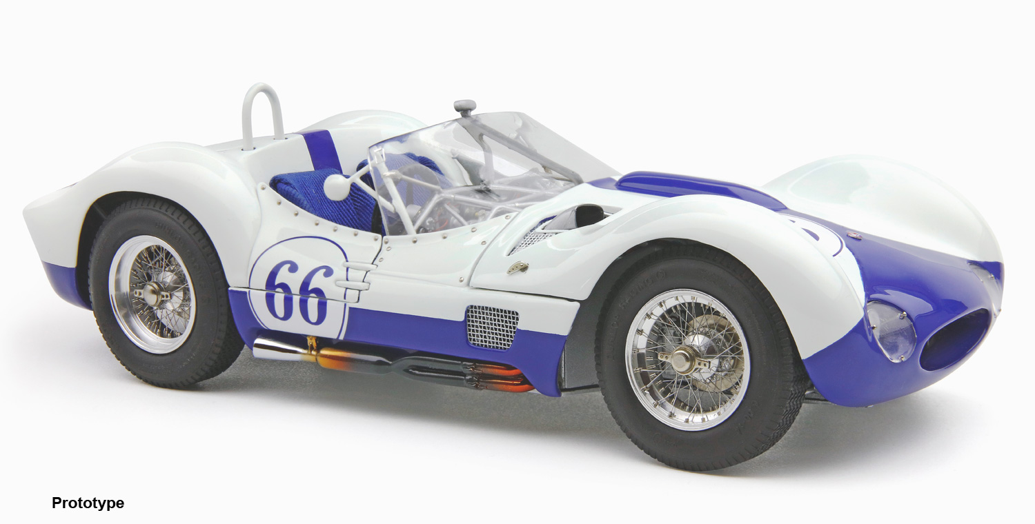 1:18 CMC M-281 Maserati Tipo 61 Birdcage #66 Winner SCCA Continental Divide Race 1960 Jim Hall