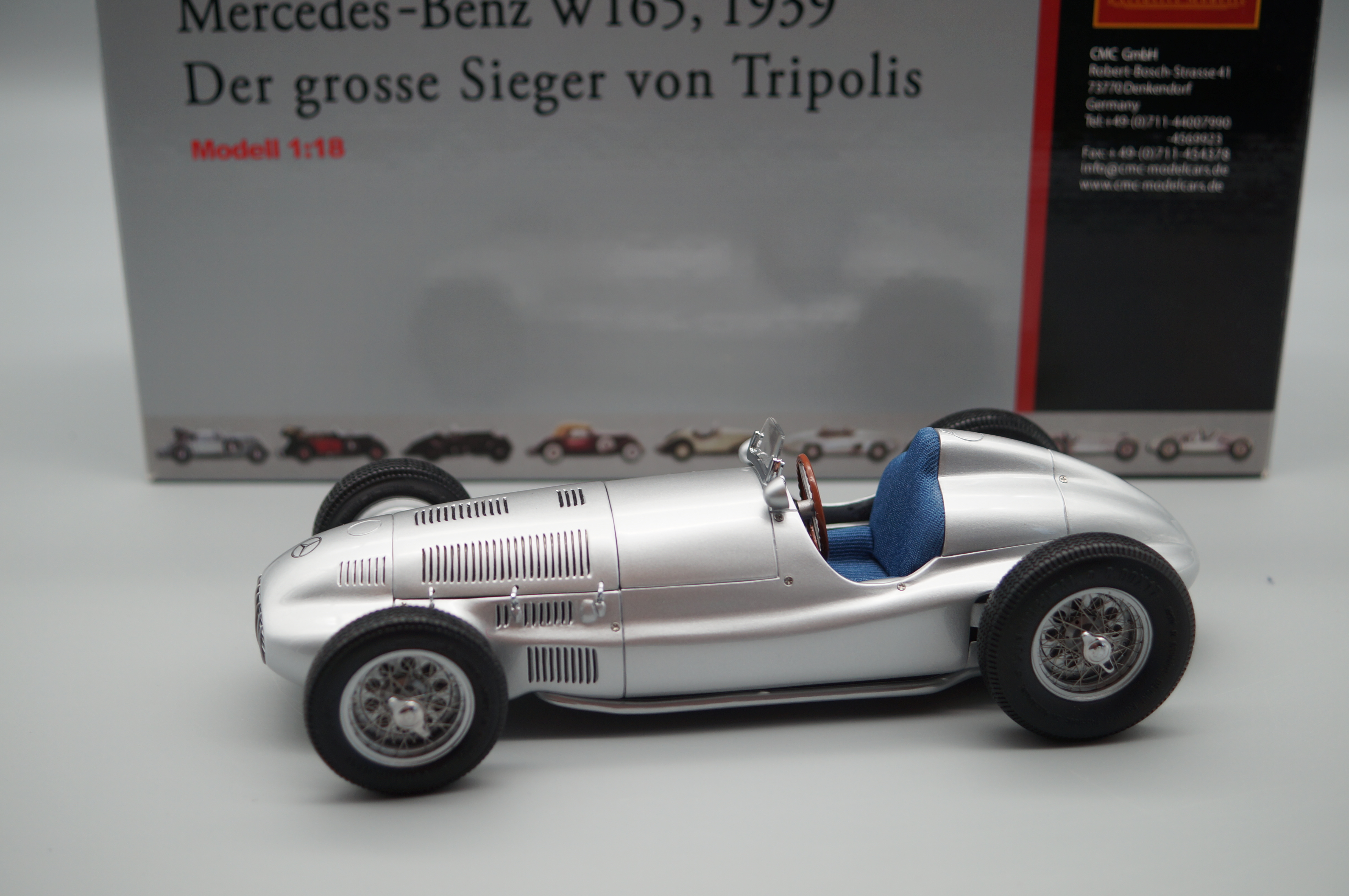 1/18 Mercedes-Benz W165 Sieger von Tripolis 1939 CMC M-018 -pre-owned- AA499