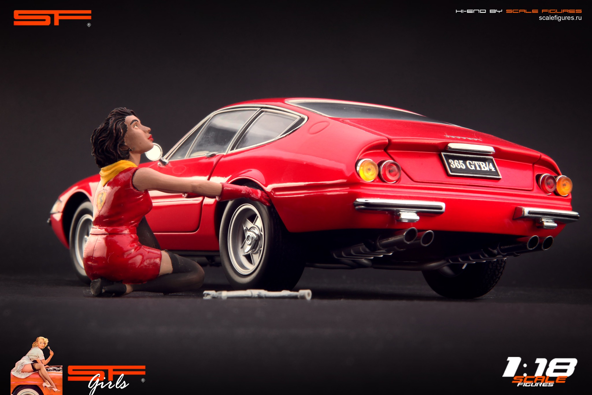 SF-GirlChangeWheelFerrari-4
