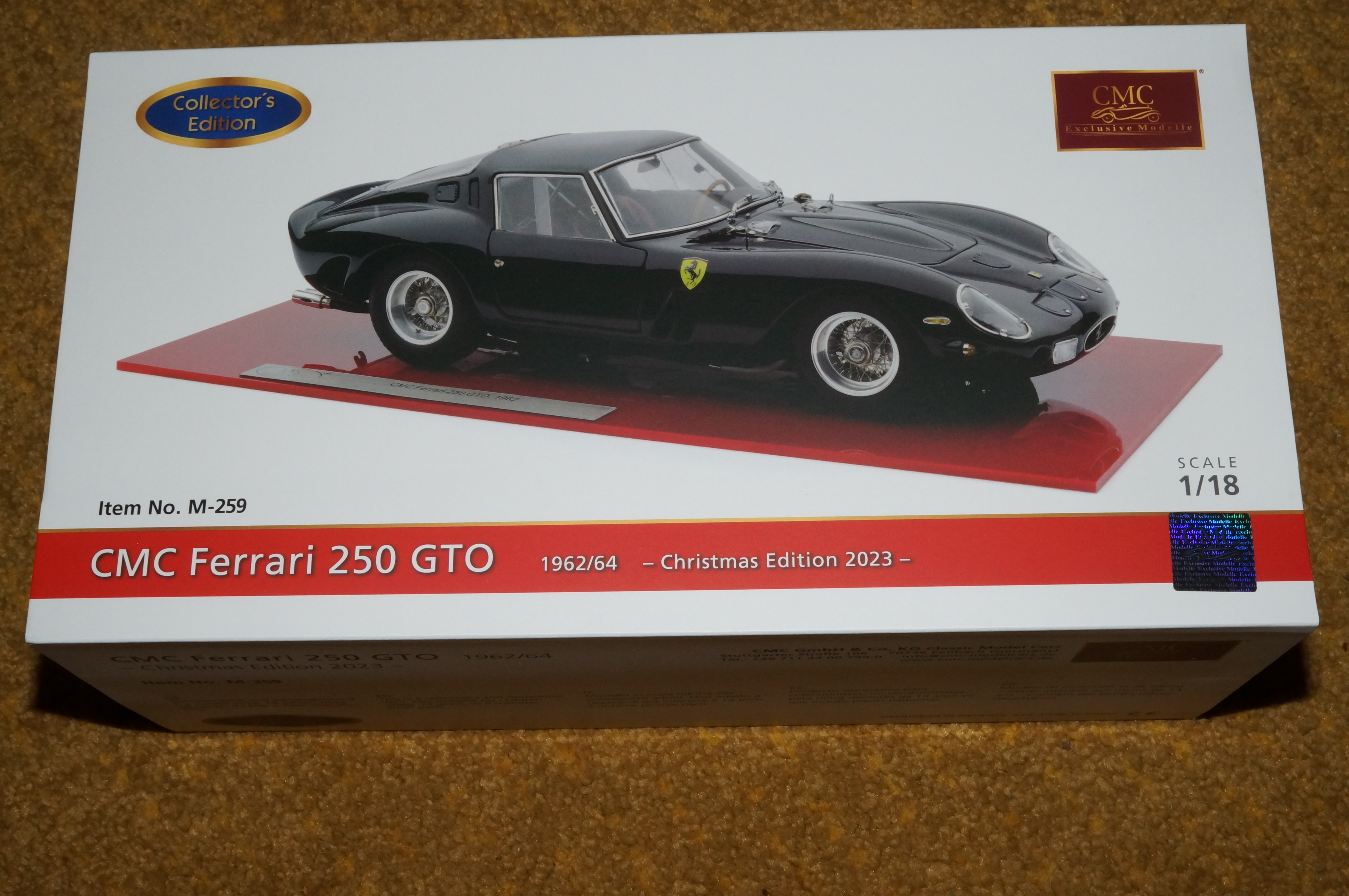 CMC Ferrari 250 GTO, Christmas Edition 2023 - CMC Modelcars