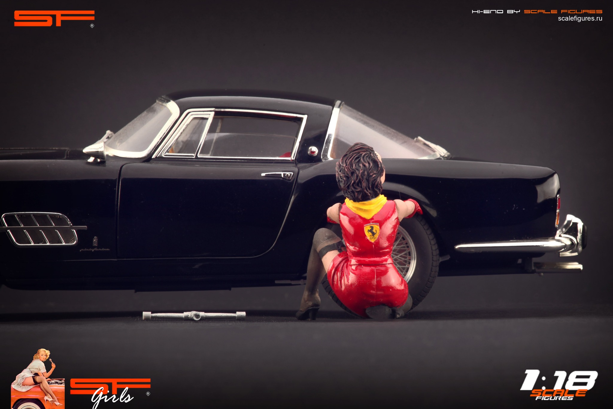 SF-GirlChangeWheelFerrari-6