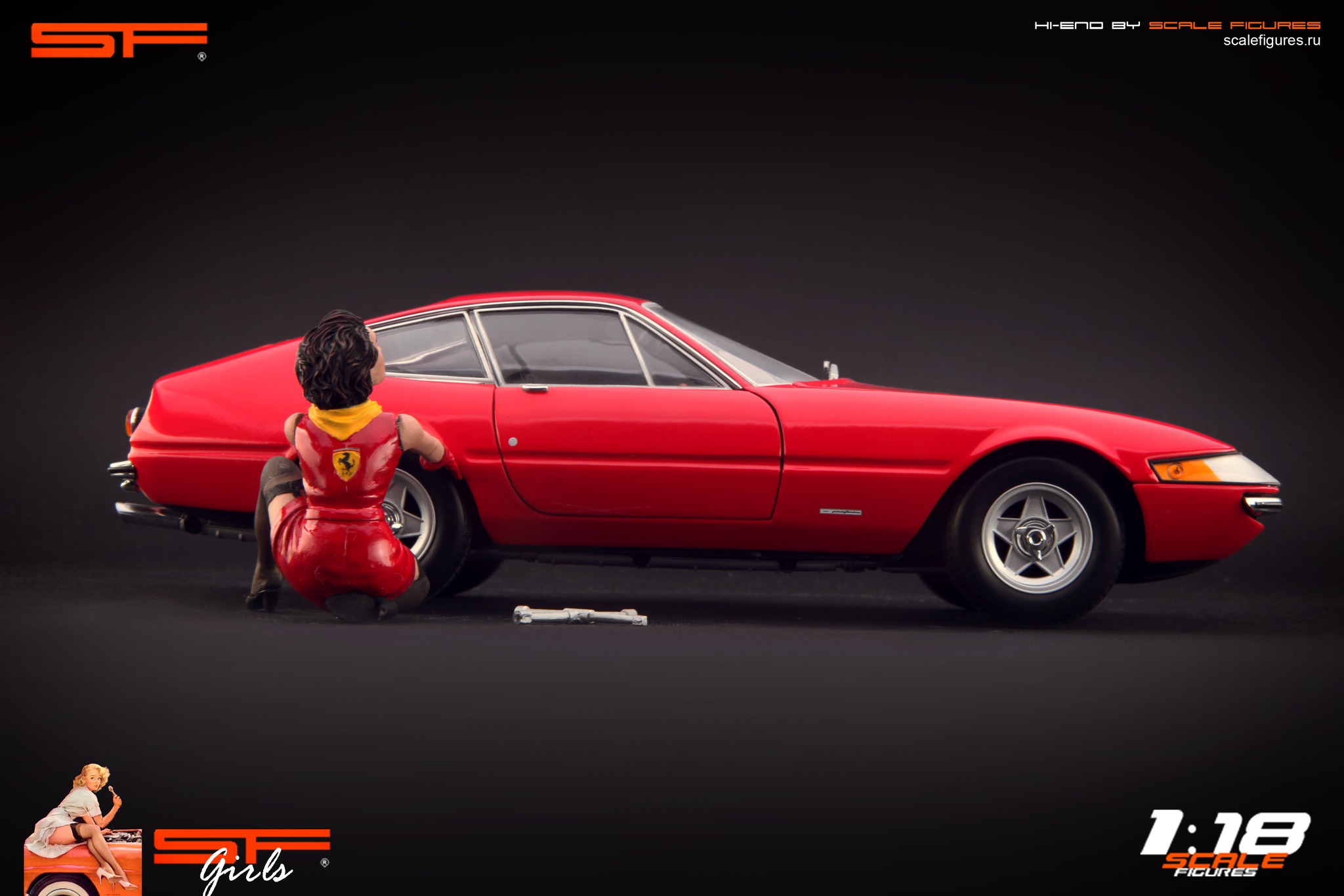 SF-GirlChangeWheelFerrari-9