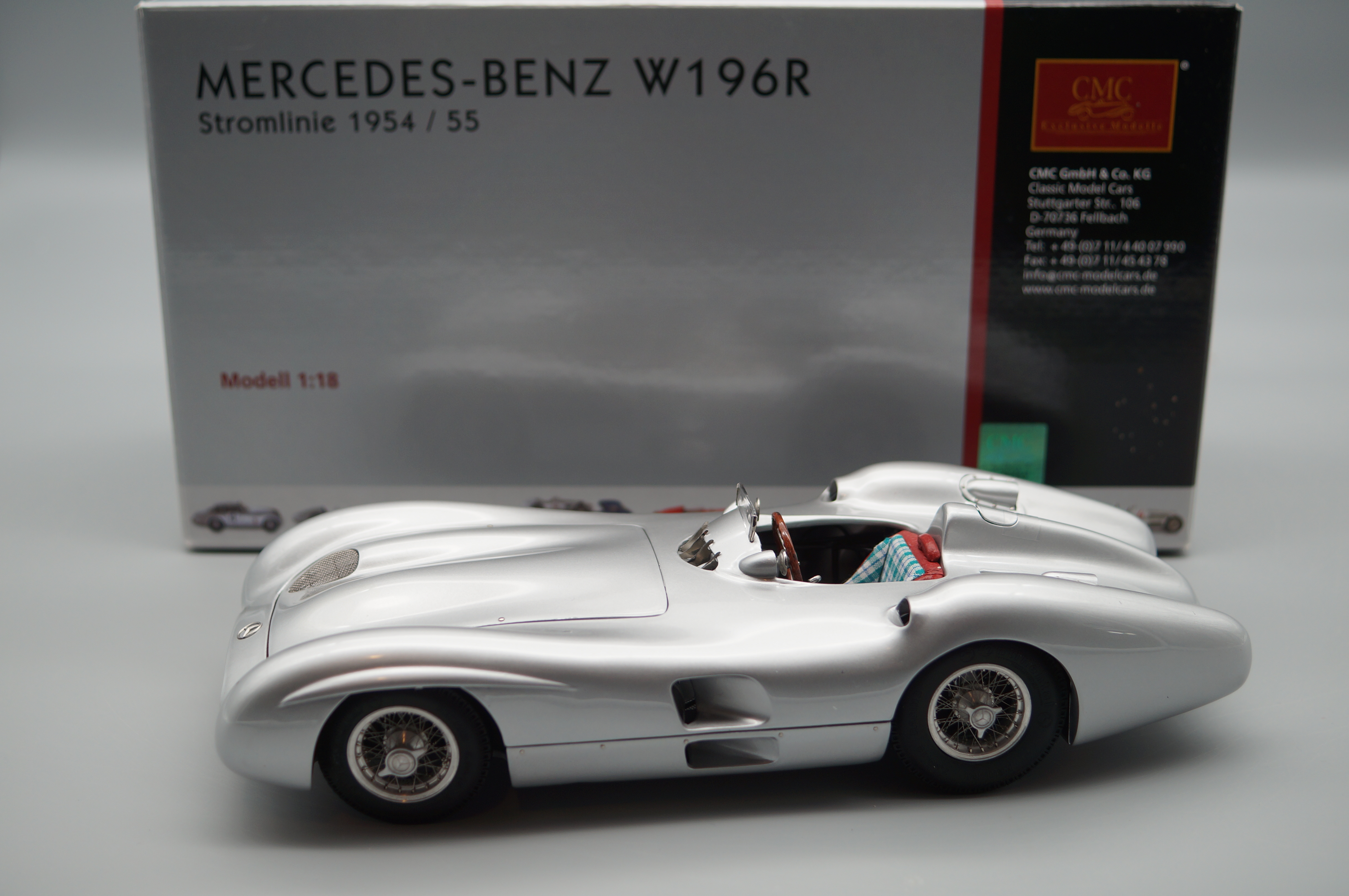 1/18 Mercedes-Benz W196R Stromlinie CMC M-127 - pre-owned- AA493