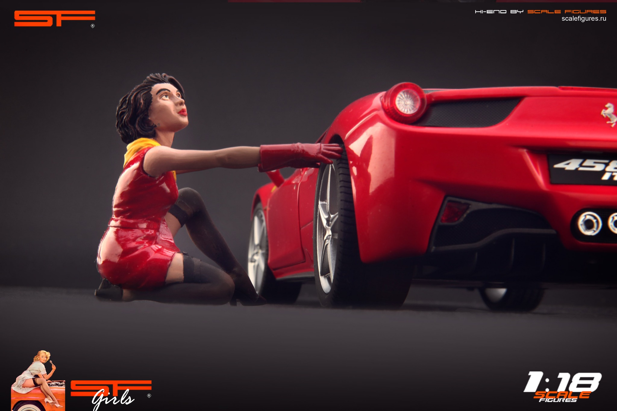SF-GirlChangeWheelFerrari-8