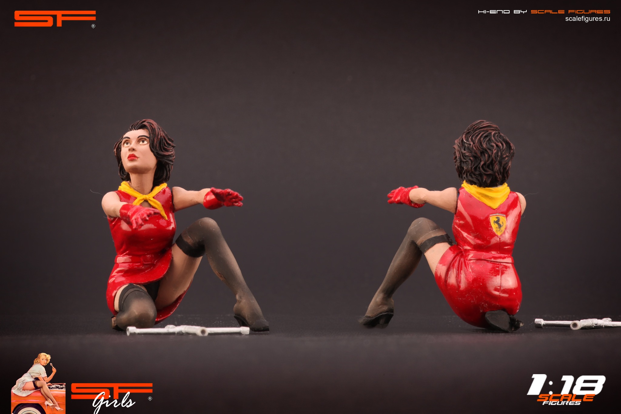 SF-GirlChangeWheelFerrari-2