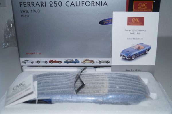 Ferrari 250 SWB California Spyder 1961 blau CMC M-092