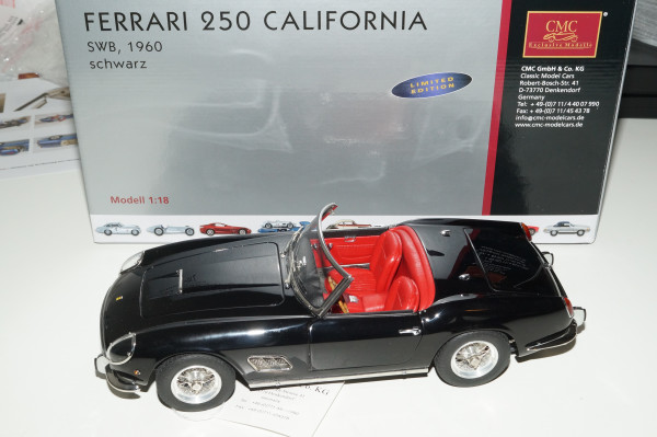 Ferrari 250 SWB California Spyder 1961 schwarz CMC M-094