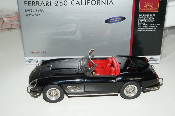 Ferrari 250 SWB California Spyder 1961 schwarz CMC M-094 aus Vorbesitz