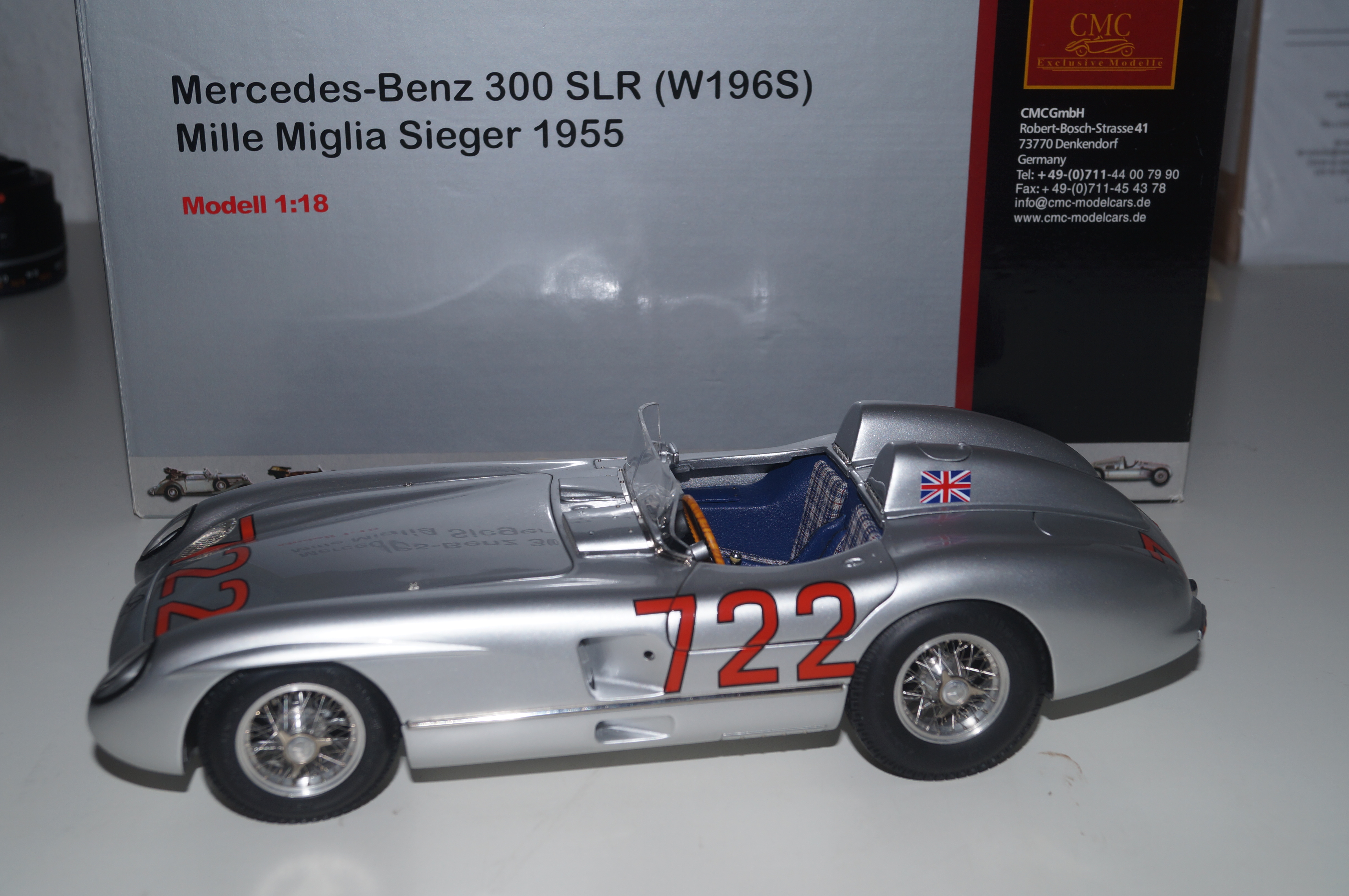 Mercedes-Benz 300 SLR #722 Mille Miglia 1955 CMC M-066