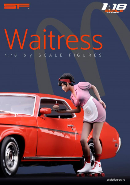 1/18 Waitress Girl von SF Scale Figures - Handarbeit-