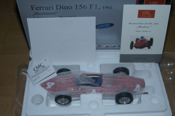 Ferrari 156 F1 &#039;Sharknose&#039; #4 Phil Hill Belgien CMC M-070