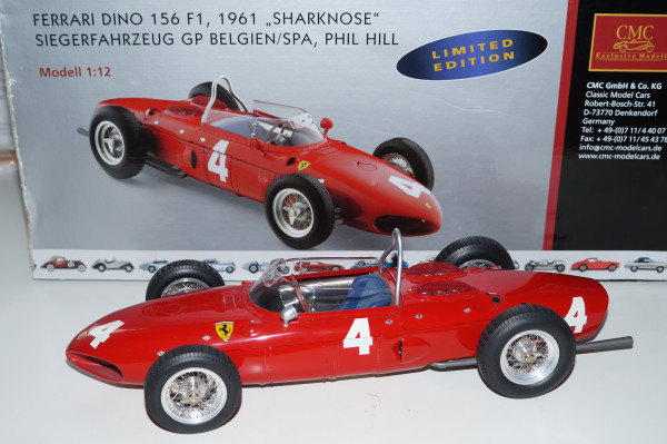 1/12 Ferrari Dino 156 F1 Sharknose #4 PHILL CMC C-007