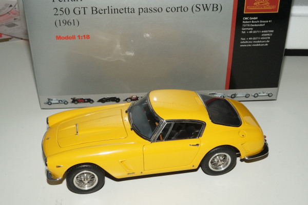 Ferrari 250 GT Berlinetta passo corto GELB CMC M-054 aus Vorbesitz