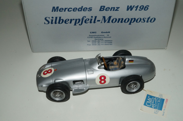 Mercedes-Benz W196 #8 Hans Herrmann CMC M-021 LE 1.000 Stück -pre-owned-