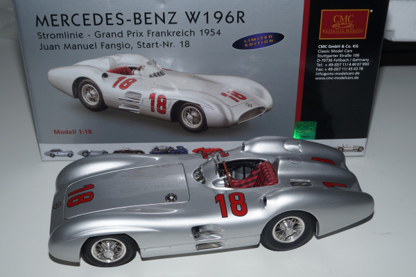 Mercedes-Benz W196R #18 J.M. Fangio CMC M-128A LE 1.000 Stück